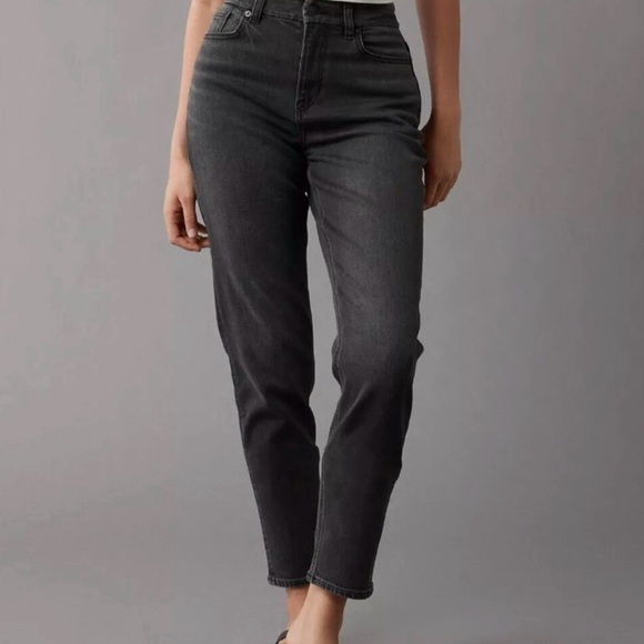 American Eagle Outfitters Denim - American Eagle Curvy Mom Jeans Black Size 20